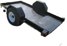 Scissor lift trailer